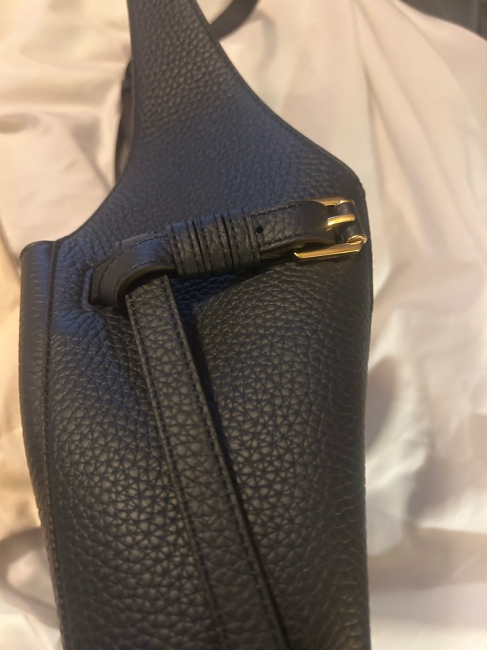Mulberry
Lyra 
Belted Bucket Bag in Night Sky - Picture 5 of 7
